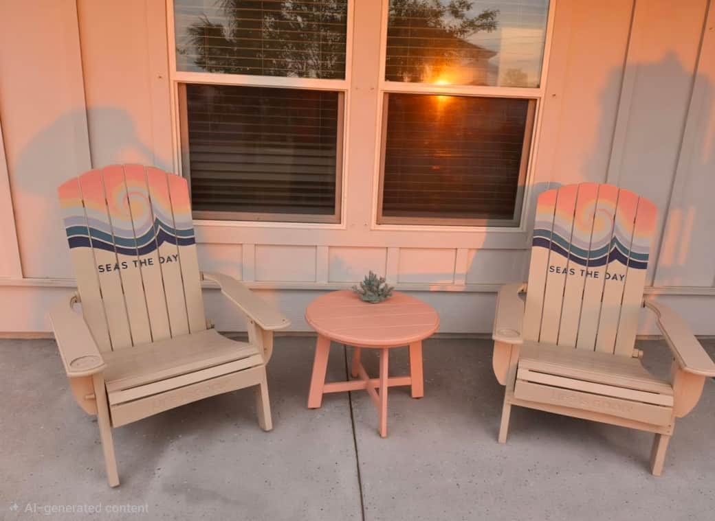Front Porch at sunset Front Porch at sunset