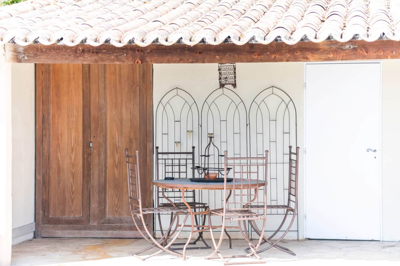 Outdoor seating area