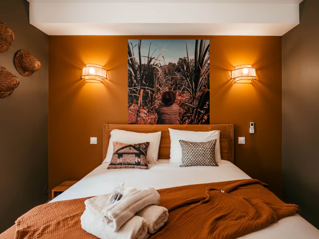 Lit_Appartement Heritage_Escale Bleue_Residence de tourisme Saint Leu 974