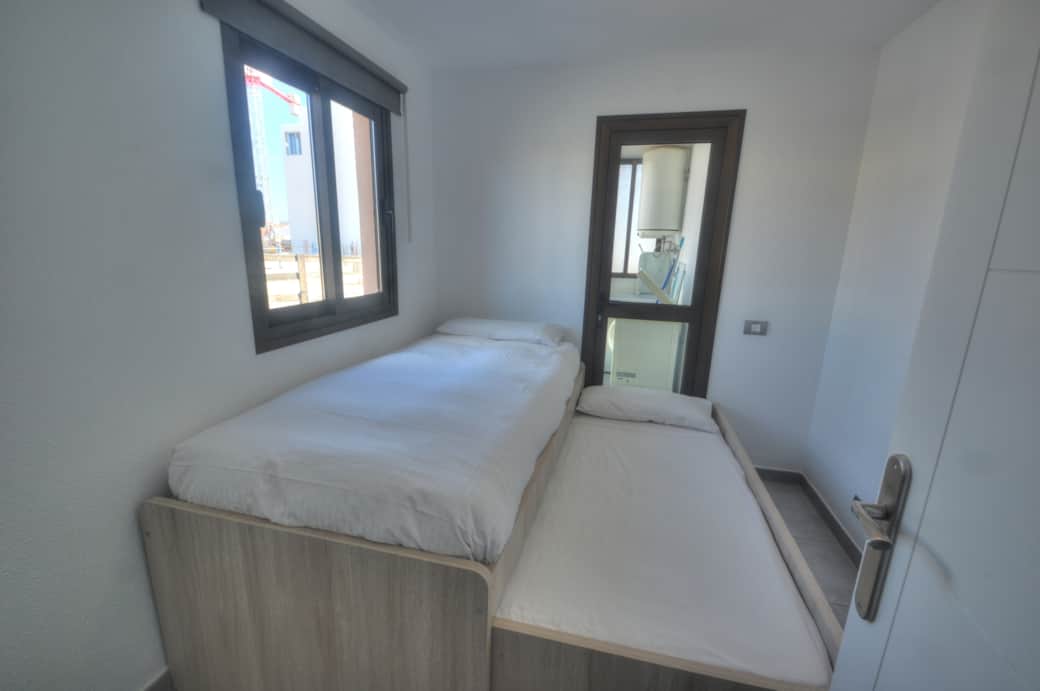Second bedroom with a pull-out bed