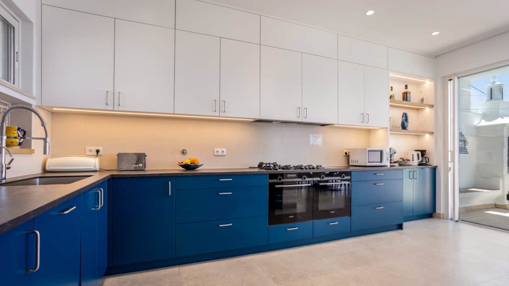 Kitchen - newly renovated with 2 ovens, extra wide stove, dishwasher and full sized refrigerator
