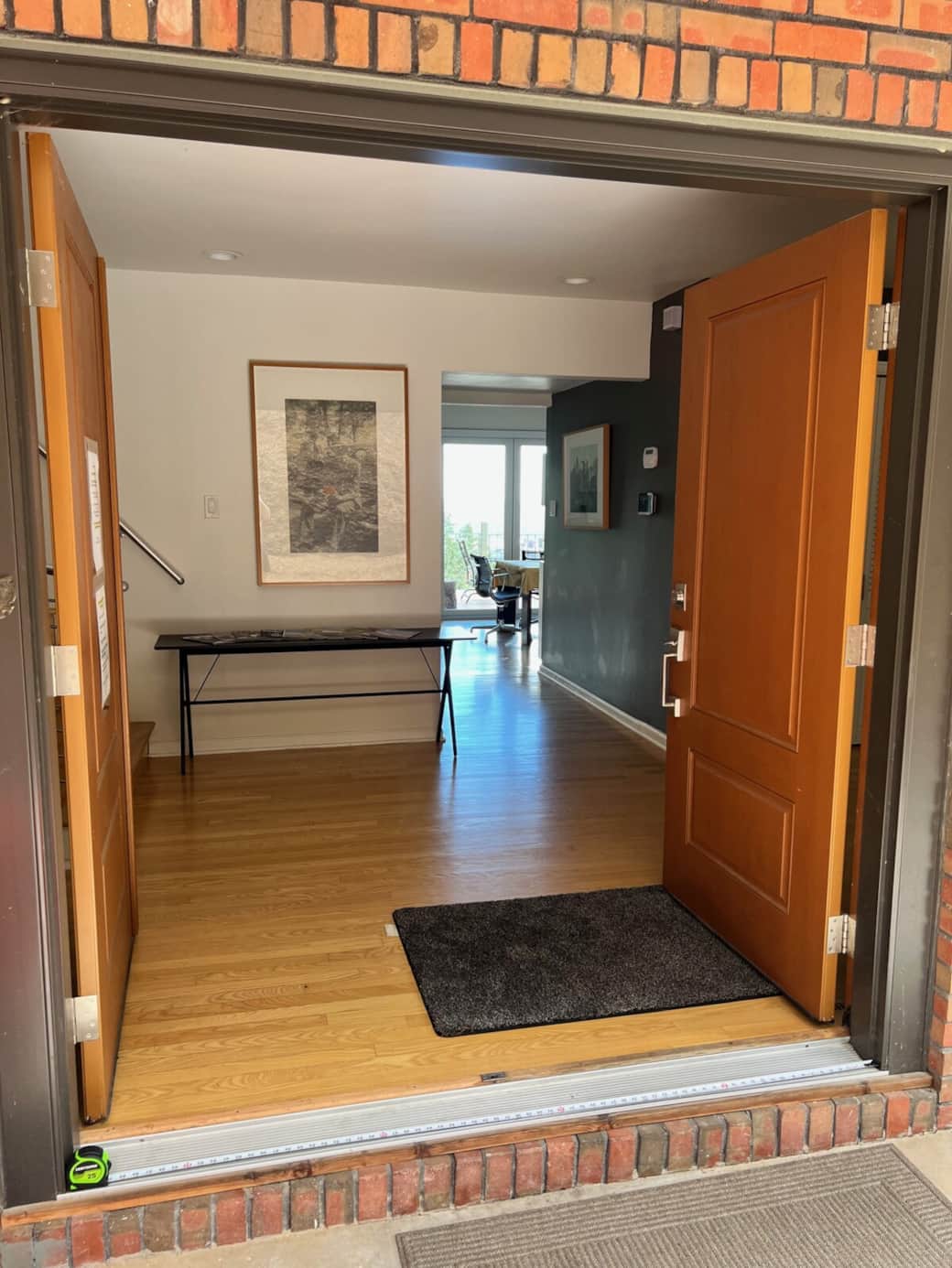 Double wide front door