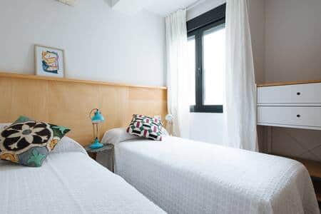 Mid-size bedroom