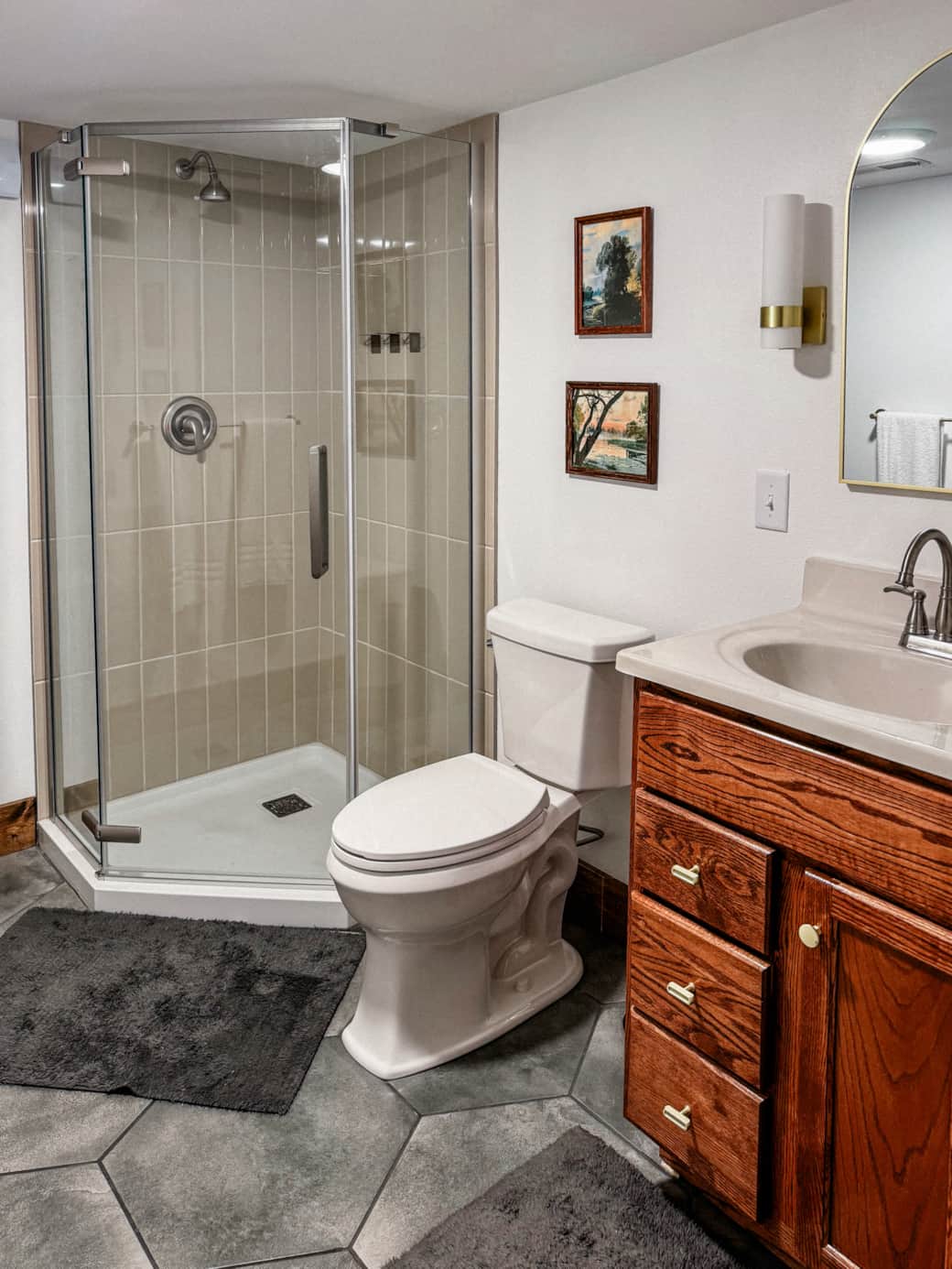 Lower level bathroom 