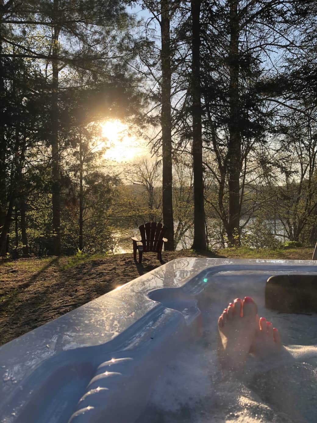 Enjoy the hot tub year-round, morning or night. Whether under the sun or the stars, choice is yours