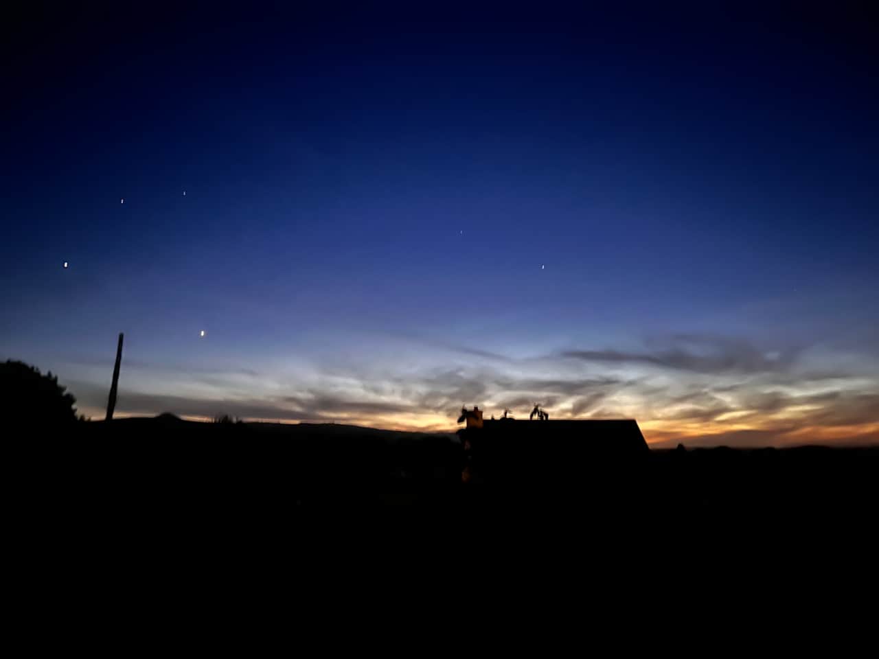 Sunset over Fanolas Farm
