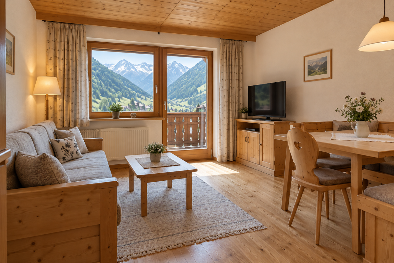 Mayrhofen 6 P- Wohnzimmer