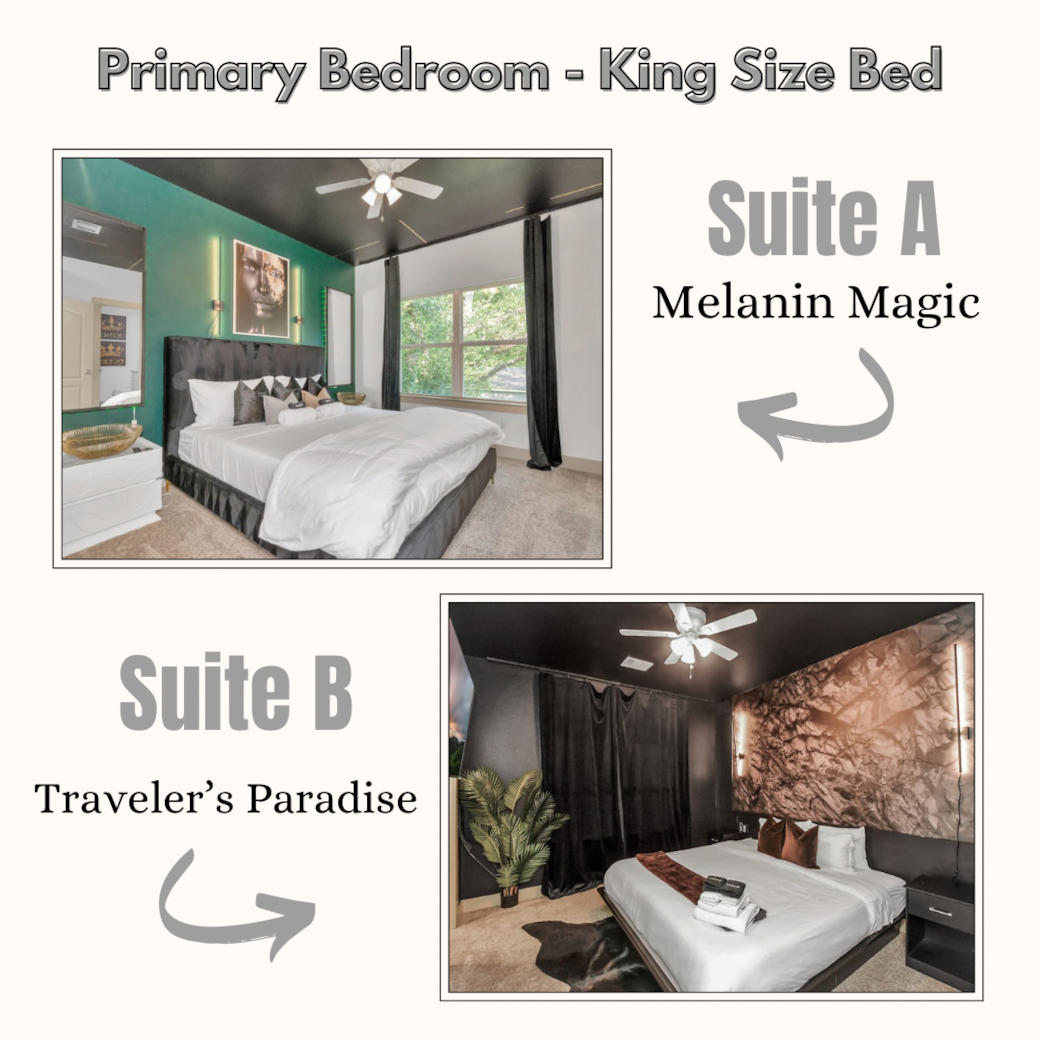 Primary Bedroom - King Size Bed Primary Bedroom - King Size Bed