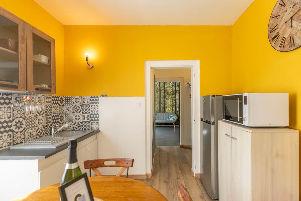 Cuisine équipée de La Maisonnette Bien-être