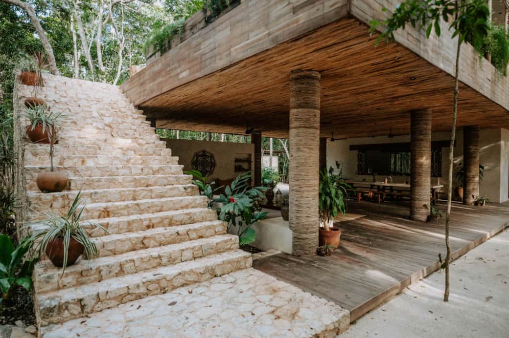 Made from natural materials from the region