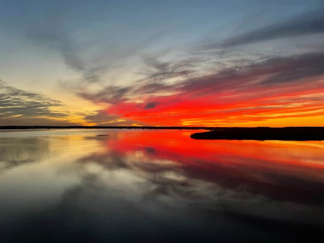 Beautiful Sunset Red Sky