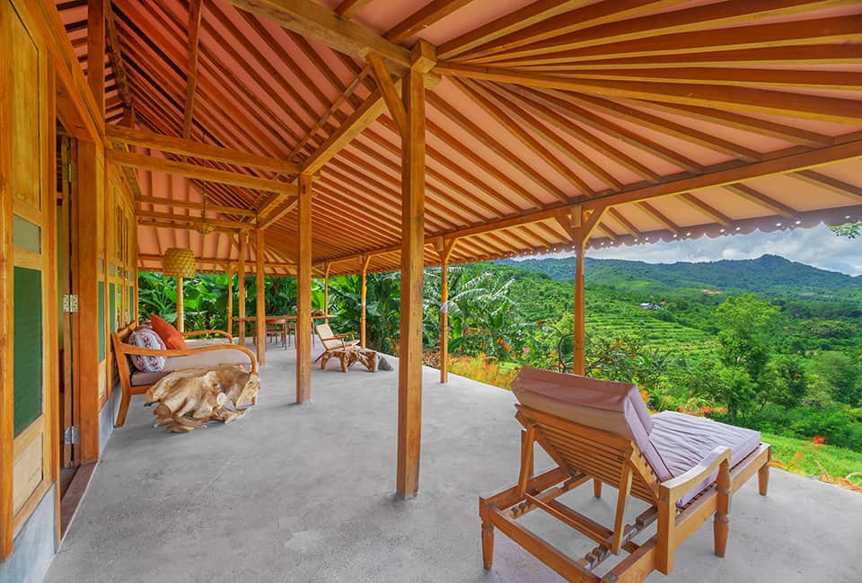 Kemuning joglo Sumberkima Hill retreat 