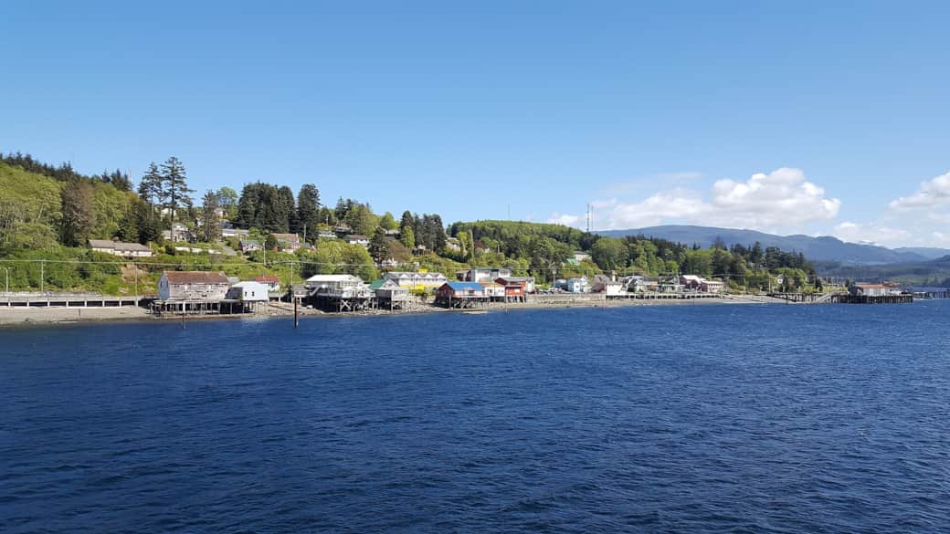 Alert Bay waterfront on ʼNa̱mǥis territory