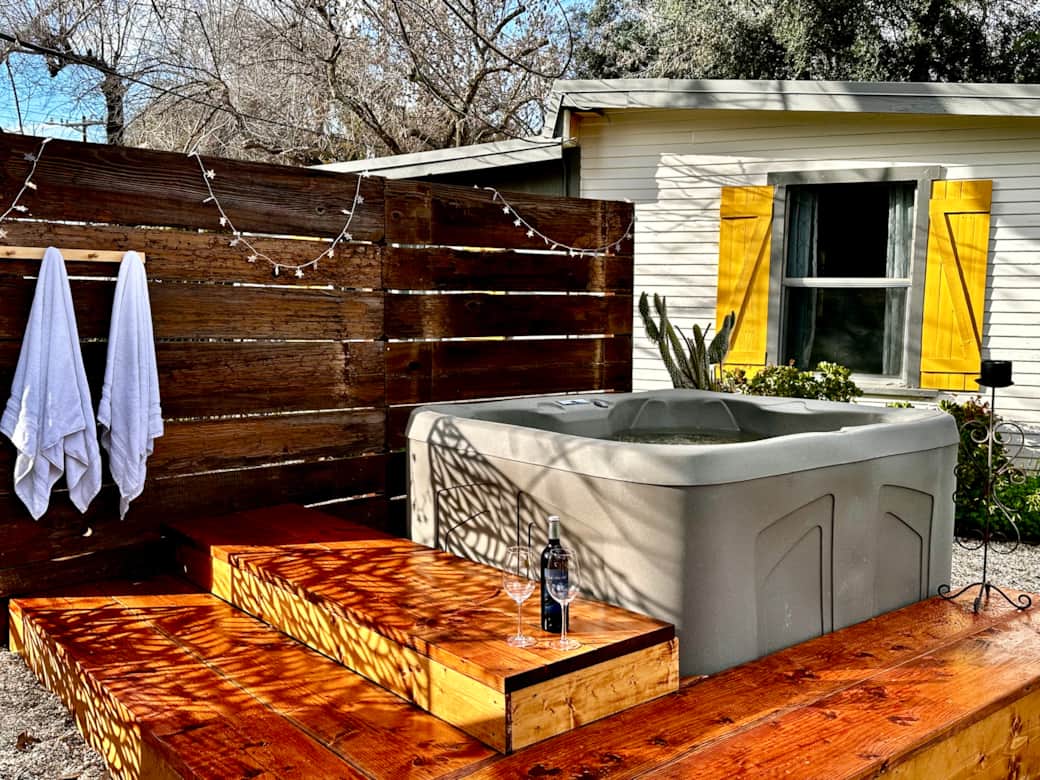 Wake up to the sun with a morning dip or watch the many stars at night in Upper Ojai.