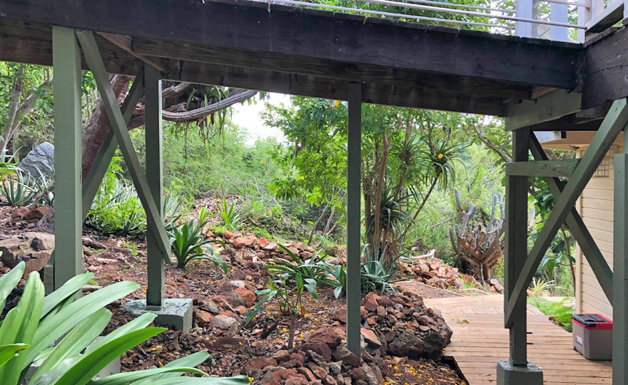 Pathway to Lower Level