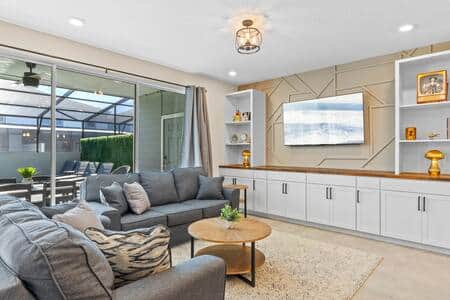 Living Room Fully Opens to Lanai