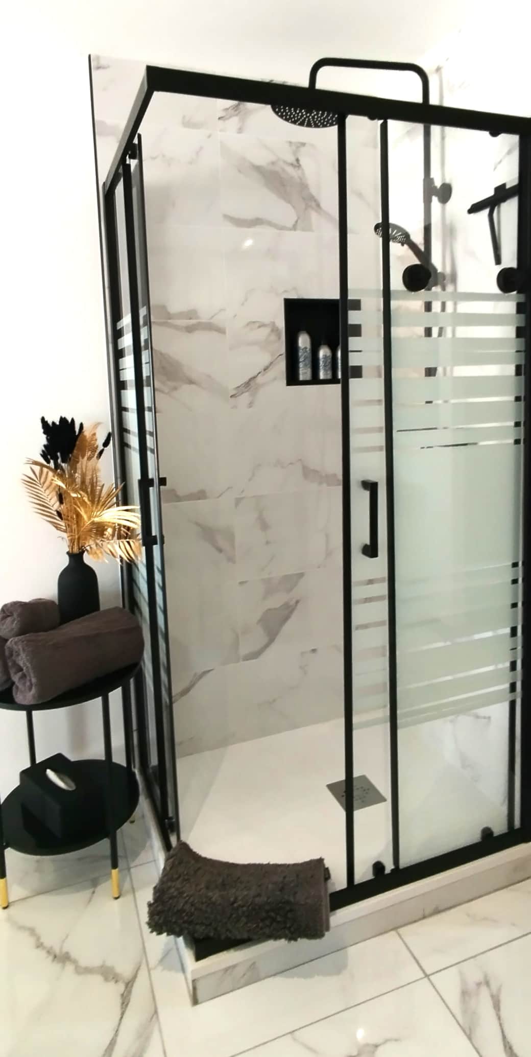 0030 Shower le boudoir heliopolis - Deluxe studio - naturist village - Cap d'Agde