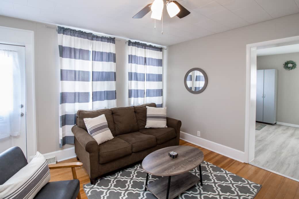 Living Room with sleeper sofa