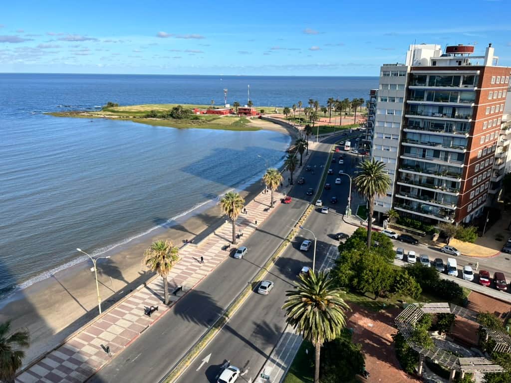Rambla and Pocitos Beach View
