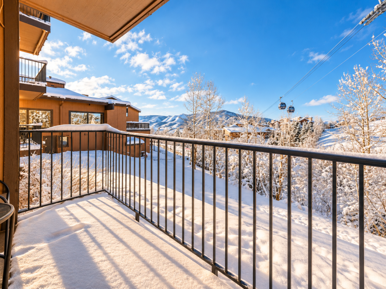 Breathtaking Rocky Mountain and Yampa Valley views from this Steamboat ski-in/ski-out condo.