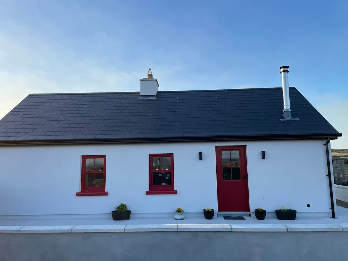 Front view of cottage