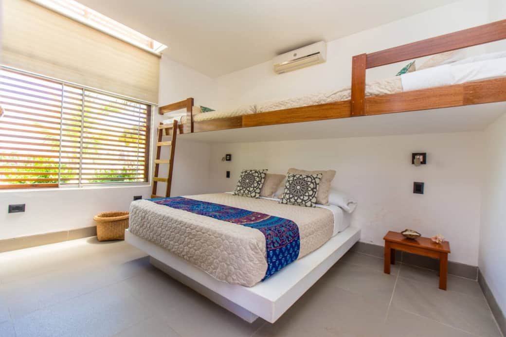 Punta Sal beachfront vacation rental rooms