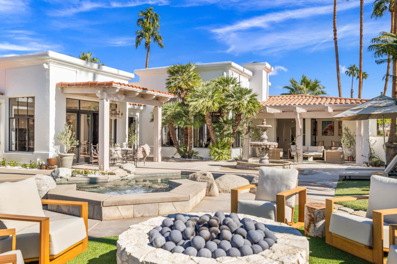 The perfect balance of sun, shade, and sophisticated outdoor living