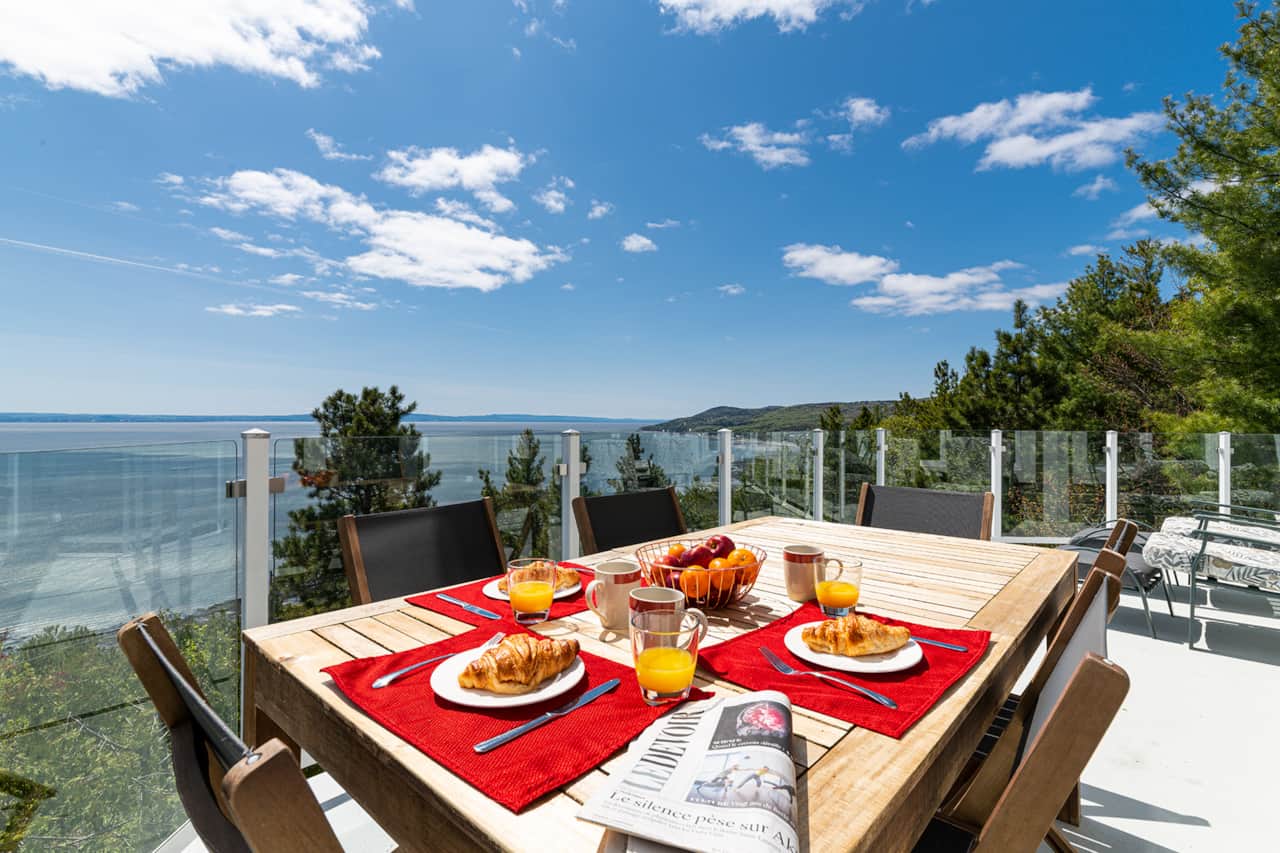 Terrasse et vue