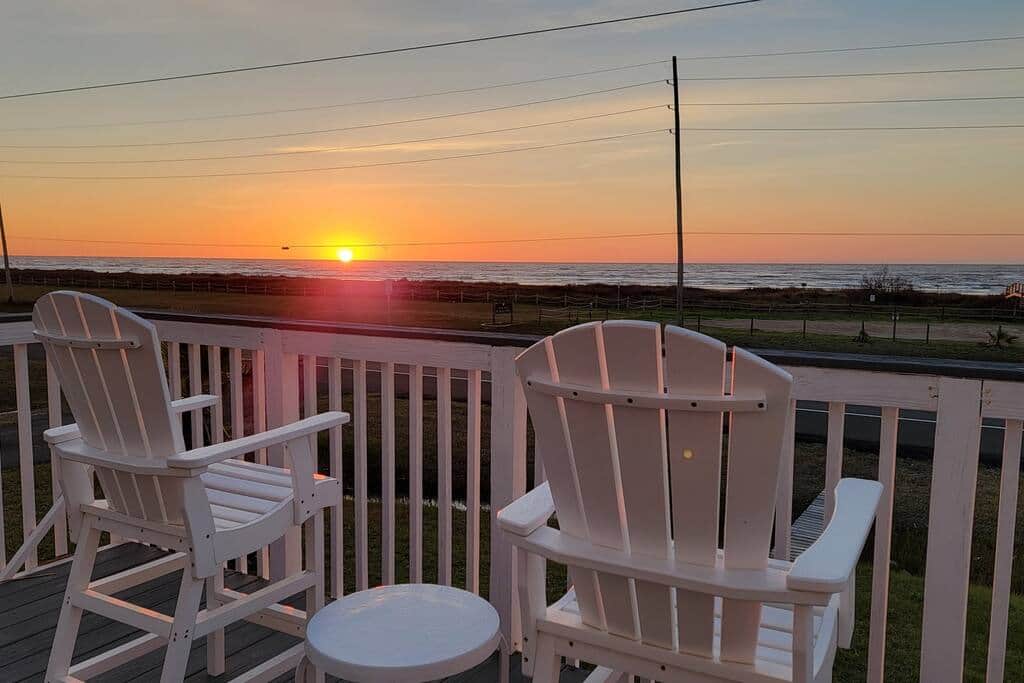 Sunrise on the front porch Sunrise on the front porch