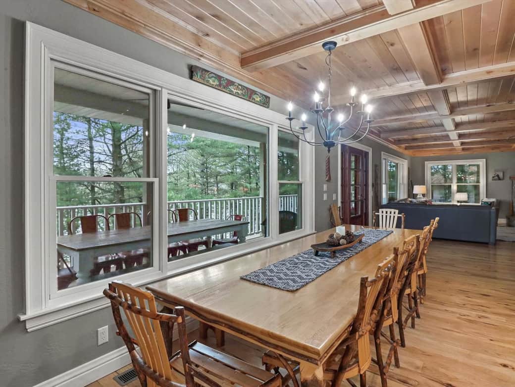 Main Floor Dining with seating for 12