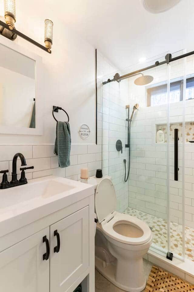 First floor full bath