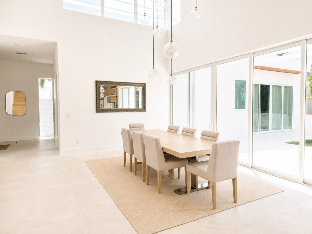 Luxury Siesta Key home dining room