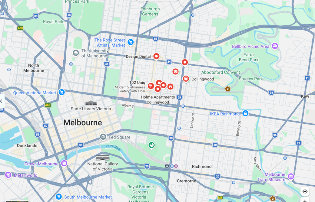 Map of the property location