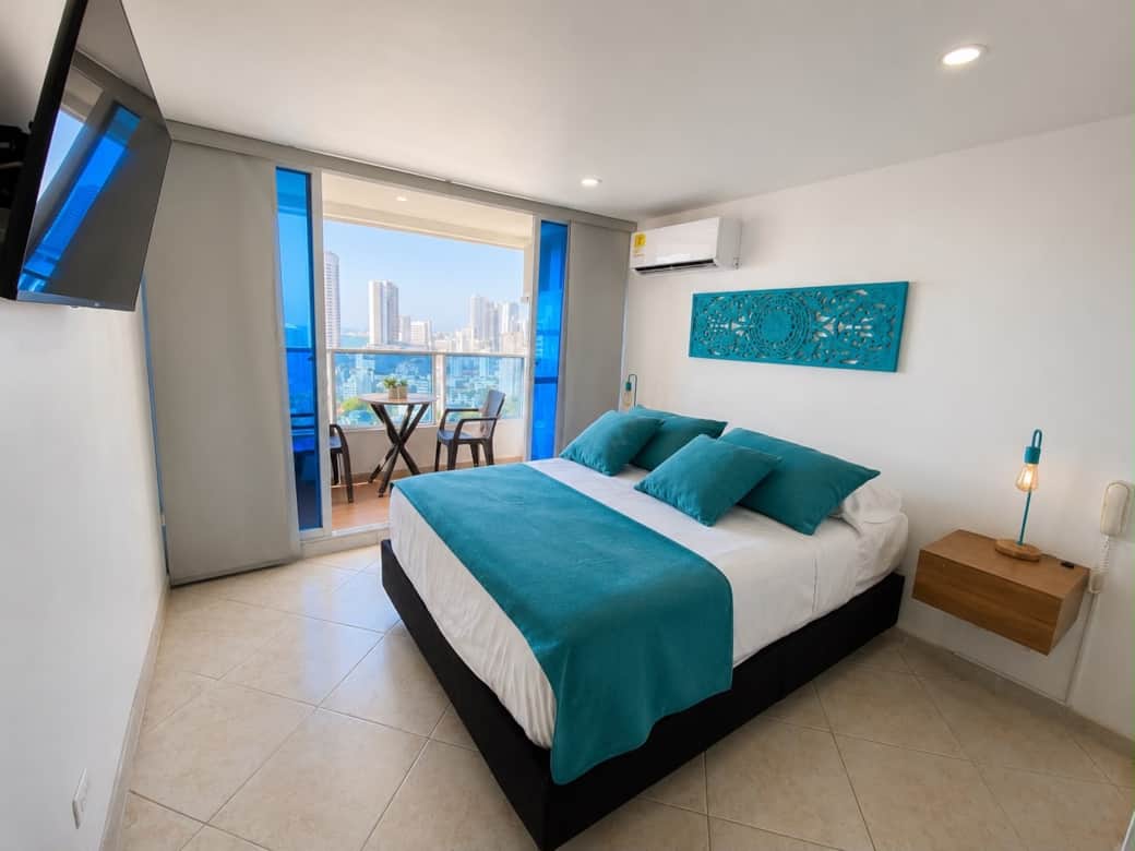 Habitación con balcón