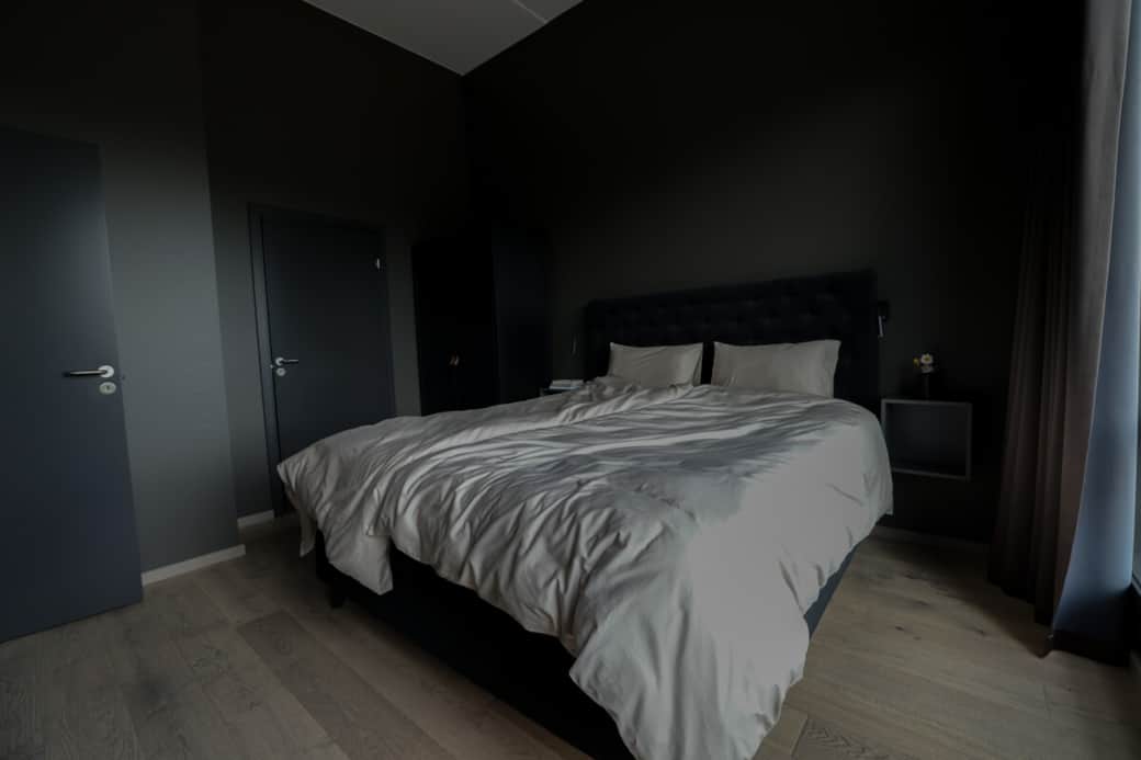 Hovedsoverom med toppmodellen fra Svane.