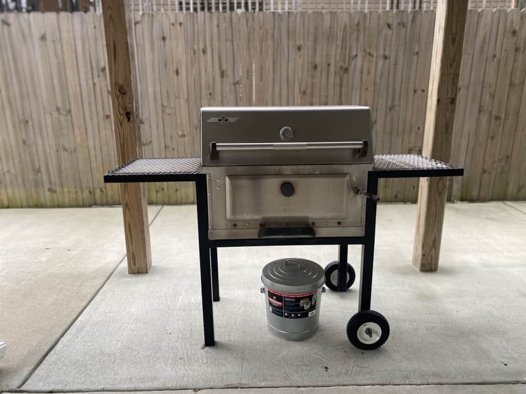 Took the bayt Stainless grill for outdoor dining by the Bay.