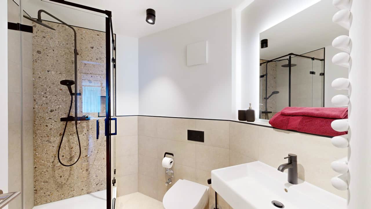 Moderne und hochwertige Ausstattung im N°8A Boardinghouse Lüneburg