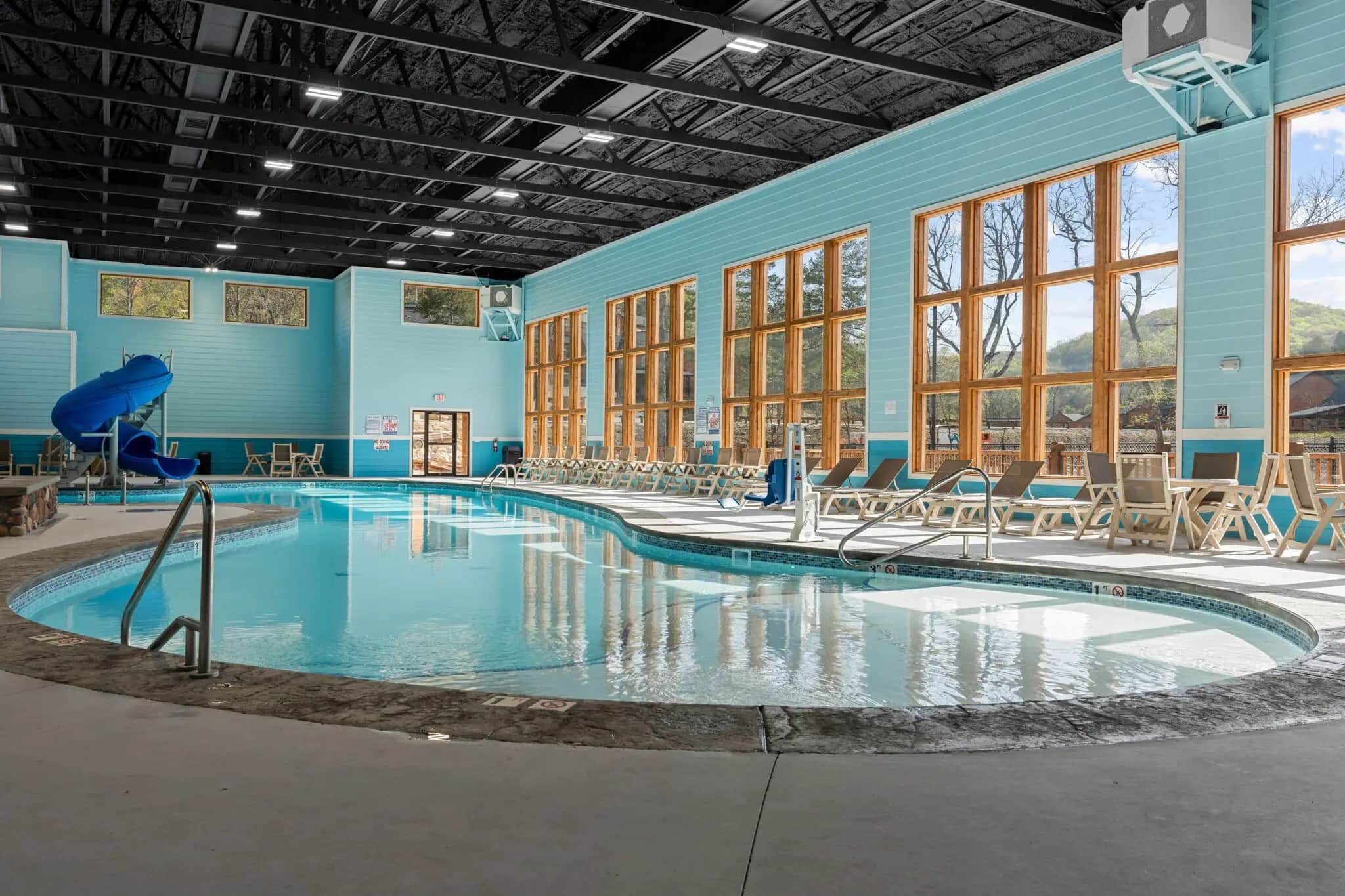 Indoor pool open year-round