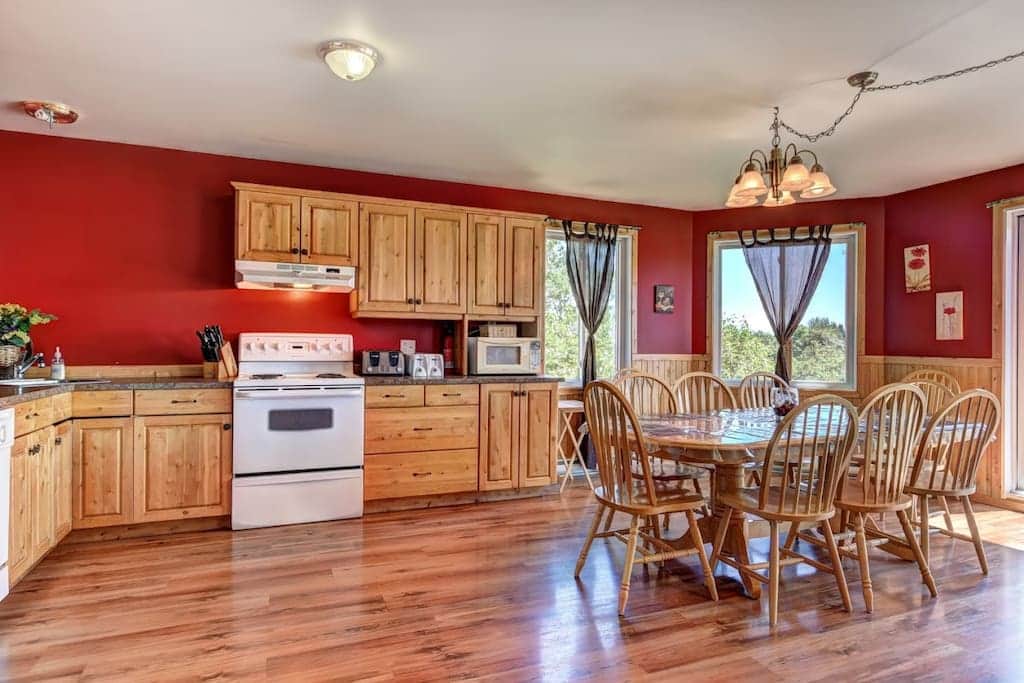 Kitchen and dining tables