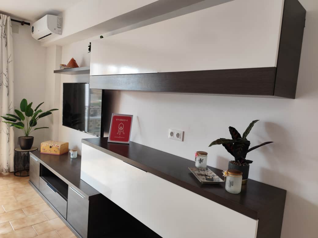 Salón/Comedor con Smart TV y Aire acondicionado