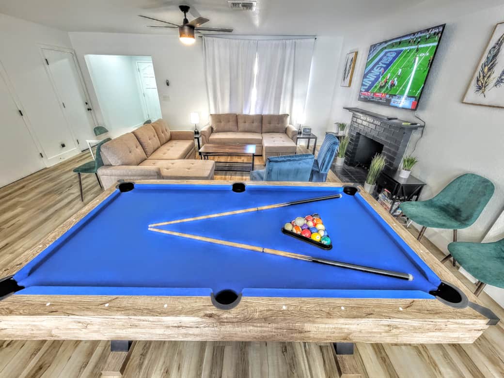 Pool Table & Main Living Pool Table & Main Living