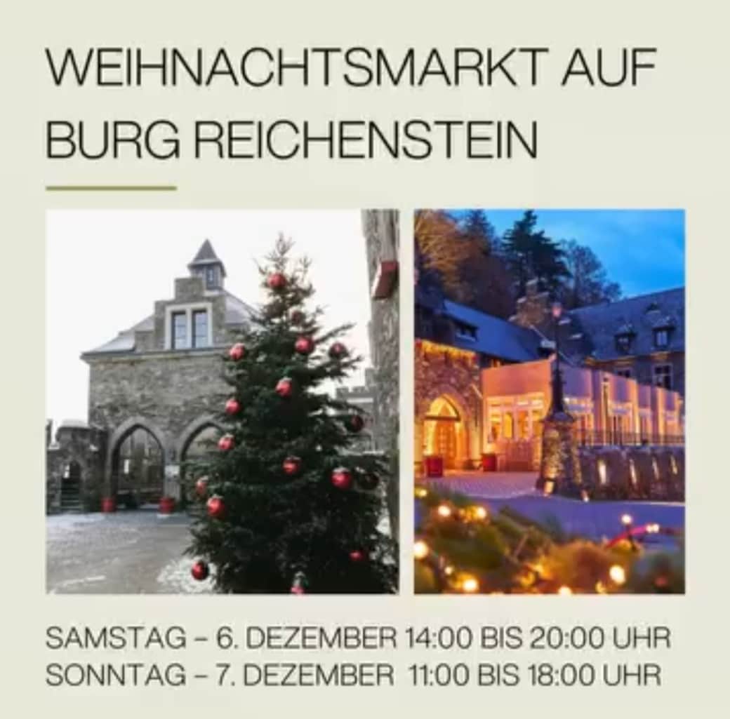 Weihnachtsmarkt 2025 Burg Reichenstein