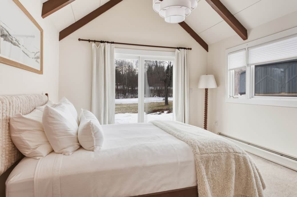 Comfortable guest bedroom designed for a restful stay