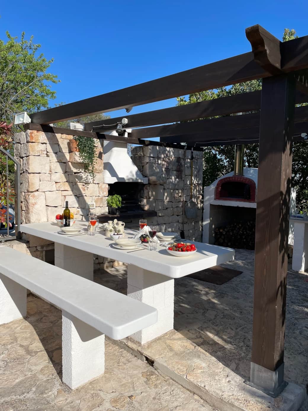 Area barbecue e pizza