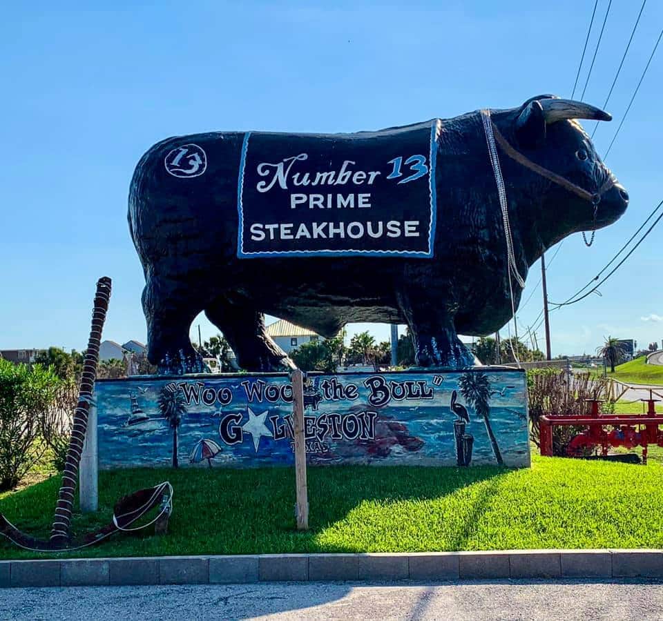 Number 13 Prime Steakhouse in Galveston Texas