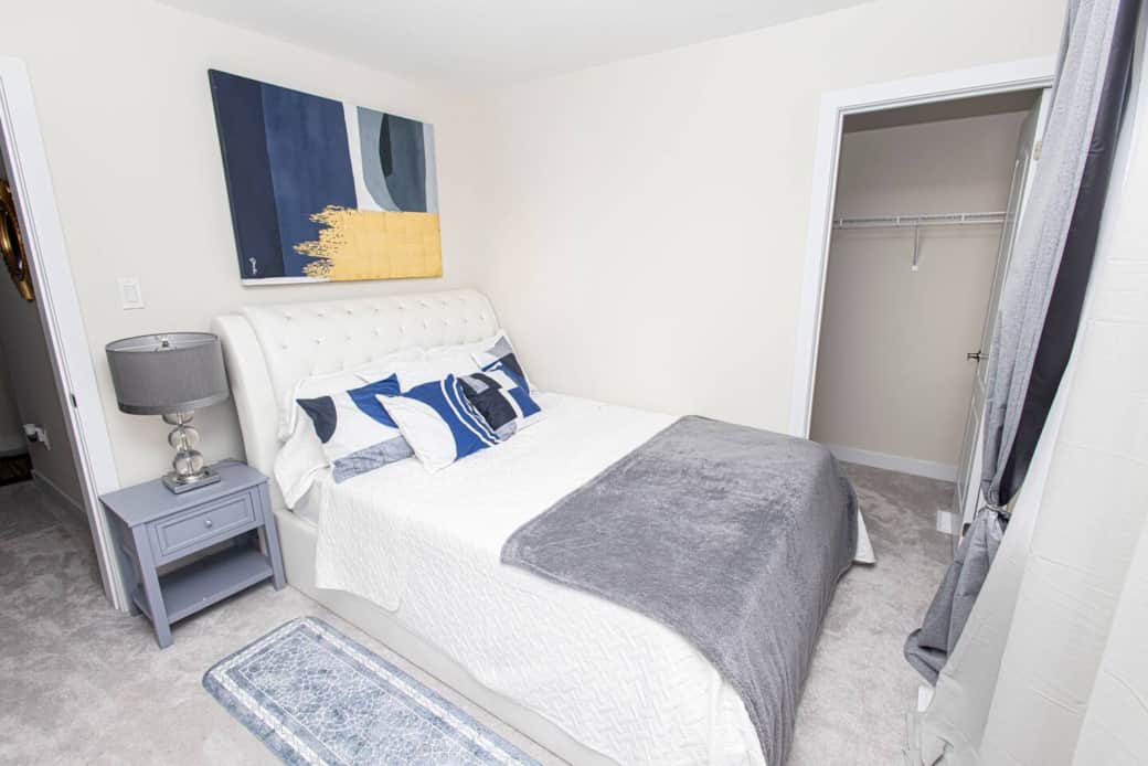 Amani Room with walk-in close and private TV