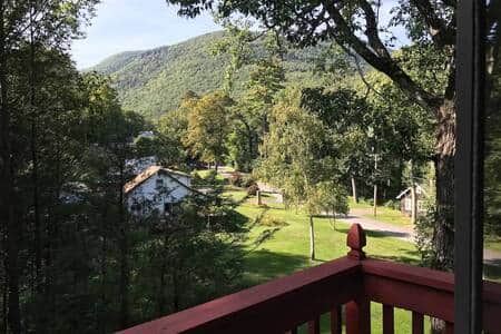 Mountain View out on the Balcony