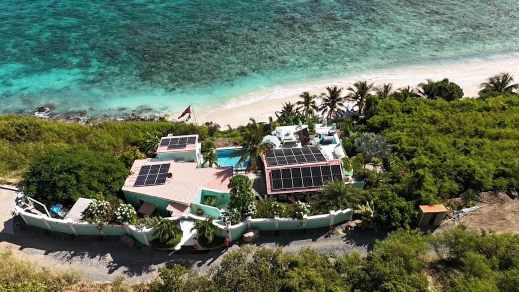 Exterior Overview 2 and Privacy Wall