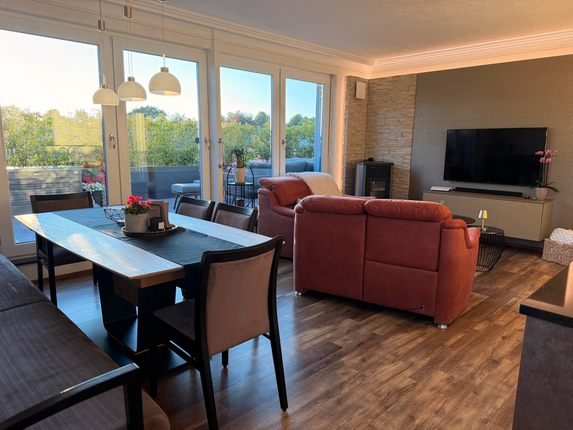 Essbereich der Ferienwohnung