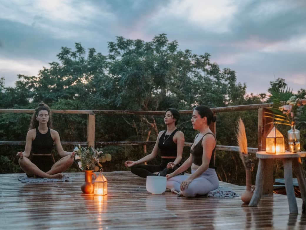 Rooftop area for meditations, sunrises, sunsets and stargazing